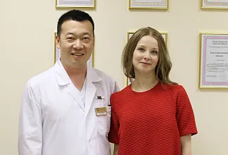 Евгения Образцова посетила центр восточной и европейской медицины «Доктор Чой»
